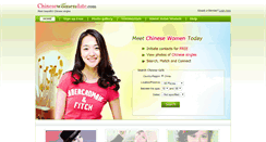 Desktop Screenshot of chinesewomendate.com