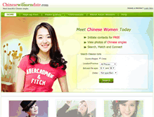 Tablet Screenshot of chinesewomendate.com
